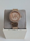 Michael Kors Parker Watch Women 39mm Rose Gold Tone Mk-5865 New Battery 6 25 