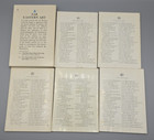 Lot Of 6 Asian  Chinese   Japanese Art   Tudor Pub Miniature Book 1958 France