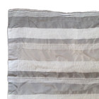 Restore Home White Gray Pleated Striped King Shams 100  Cotton