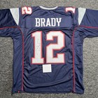 Tom Brady Signed Jersey New England Patriots  12 Autographed W coa