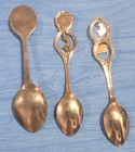 Lot Of 3 Vintage Idaho Collectible Souvenir  Spoons  Silverwood Theme Park 
