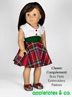 18 Inch Doll Dress Pattern   Janelle Dress Fits 18  Dolls Such As American Girl