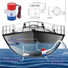 1100gph 12v Electric Marine Submersible Bilge Sump Water Pump For Boat 3 4  Hose