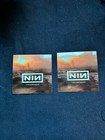 Nine Inch Nails Sticker  set Of 2  Promo 4x4 Nin Rare Sunset  Free  Flag Sticker