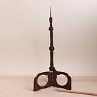 Signed Japanese Folding Candlestick Tanaka Hisashige Travel Candle Holder Bronze