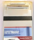Saunders Citation Holder Ii Hinged Aluminum Clipboard 6 x11  Form  12205 New Pkg