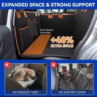 Waterrpoof Pet Dog Rear Back Seat Cover Hammock Protector Mat For Car Truck Suv