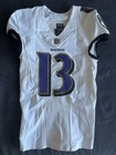 Rookie Devin Duvernay Baltimore Ravens Game Used Worn Nfl Jersey 10 18 20 Coa