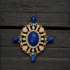 Women Enamel Brooch Vintage Classic Pearl Pin Dress Clothing Corsage Accessories