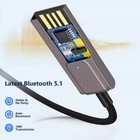 Aux To Bluetooth 5 1 Adapter 3 5mm Bluetooth Receiver Microphone For Car Us Lot