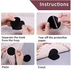 20 Pairs Self-adhesive Nylon Hook   Loop Tape - Sticker Fastener Strips Set