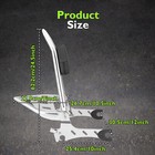 Mofun 23  Height Backrest Sissy Bar   Rack For Indian Challenger Pursuit 2020-25