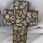 Vintage Mexican Folk Art  Chema El Milagro Charm Cross   Bonus Cross