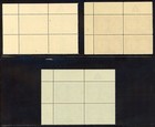 Israel 1948 Doar Ivri 250m-1000m Scott  7-9 Mint Plate Blocks Xf Og Nh Rare     