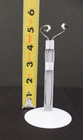 Fashion Doll Stand Expandable Fits Up To 11 1 2  Doll Toy White Metal New 