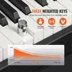88 Key Fully Weighted Digital Piano Dual Keyboard Speakers Sustain Pedal