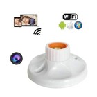 Wifi Wireless E27 Lamp Bulb Holder Camera Motion Detection Security 1080p Hd Cam