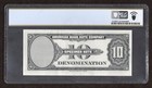 1929 American Bank Note Co  10 Units Specimen No Security Strip - Pcgs 65 Ppq