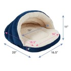 Winter Warm Slipper Pet Cushion Small Fleece Cat Dog Bed Soft Plush Washable New