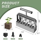 Manual Soil Blocker Set Soil Block Maker 2  Mold Seedling Feeder For Seed Stater