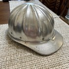 Vintage Superlite Aluminum Hard Hat Made In Usa Fibremetal 