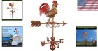 Rust-resistant Copper Weathervane - Artistic Bantam Red Rooster For Medium Roofs