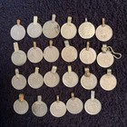 Middle Eastern  Belly Dancer Coin Pennants    non-magnetic      23 Coin Lot