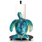 Paper Towel Holder Beach Coastal Decor Paper Towel Holder Stand Blue Turtle