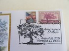 The Charter Oak 2024 Combo Stamp Fdc Sc 772 Americover Stamp Show-colorano Cover