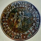 1795 Half Penny Conder Token Lackington Books Great Britain Scarce Full Date