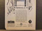 Vintage Rca Radiola 60 62 64 Super-heterodyne 1920 s Print Ad Ephemera Decor Lot