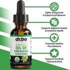 Oregano Oil Organic Liquid Drops-6 Month Supply Organic Of Oregano Drops Liquid