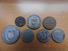 Republic Of Panama Lot Of 7 Coins1966 Thru 1980