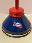 Sunoco Vintage Pump Oil Can Gasoline Station Gas Garage Motor Decal Sign 2