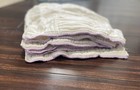 Lot Of 6 Newborn Prefold Cloth Diapers 100  Cotton For 6-10 Lbs