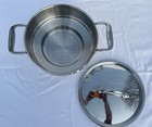 All Clad Stainless Steel Cookware Strainer Steamer Insert Fits 6   8   Pots