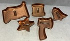 Lot Of 5 Vintage 1970 s Copper Color Aluminum Bicentennial Cookie Cutters
