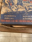 Vintage Louis Marx   Co - Cowboy-indian Camp-1950-77 Pcs W box   Very Rare   Vg 