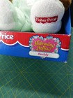 Fisher Price Vintage Hideaway Hollow Plush Baby Bear Buddy  New Old Stock Green