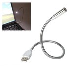 Long Usb Metal Snake Light Flexible Adjustable Reading Night Light Round Circle