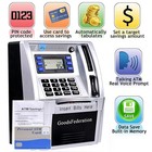 Talking Atm Piggy Bank Electronic Money Safe Toy