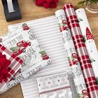 Hallmark Holiday Wrapping Paper Rolls - Rustic Christmas Gift Wrap Paper  set   
