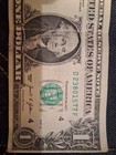 2021  1 Dollar Bill Miss Cut Error Off Center Error Currency Us Note  