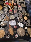 Huge Antique  Fraternal Lot Knights  Masons Odd Fellows Woodmen I o o f Plus 