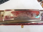 Vintage M  Hohner Chromonika German Harmonica W  Case