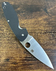 Spyderco Emphasis Black G10 - 8cr13mov - C245gp Factory Second  chipped Blade 