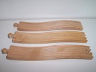Imaginarium Wooden Train Ascending Descending Track Lot Of 3 Fits Brio Thomas