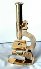 Microscope Antique Vintage Solid Brass Microscope Student 7 Inch