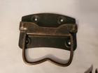 Pair Of Antique Bronze brass Finish Tin Drawer Pull Chest Handle 2-15 16 Wide
