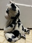 Jellycat Cow 12    Plush Baby Toy Bashful The Cow Calf Stuffed Animal Black White